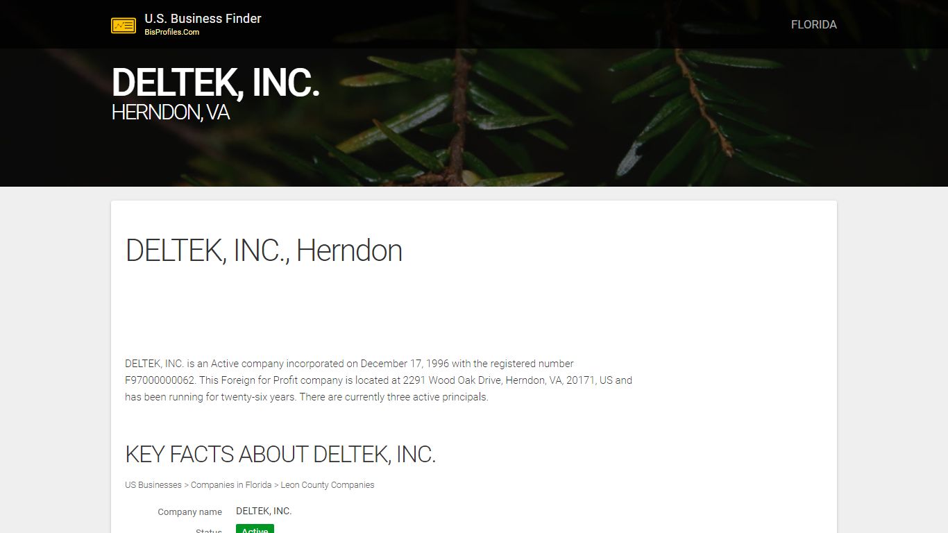 DELTEK, INC.. Herndon, VA